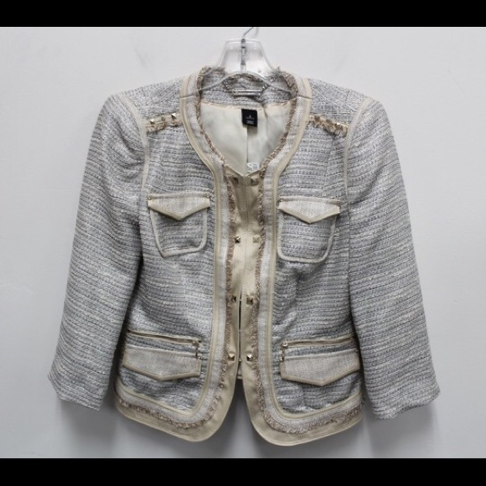 White House Black Market Tweed Jacket/Blazer